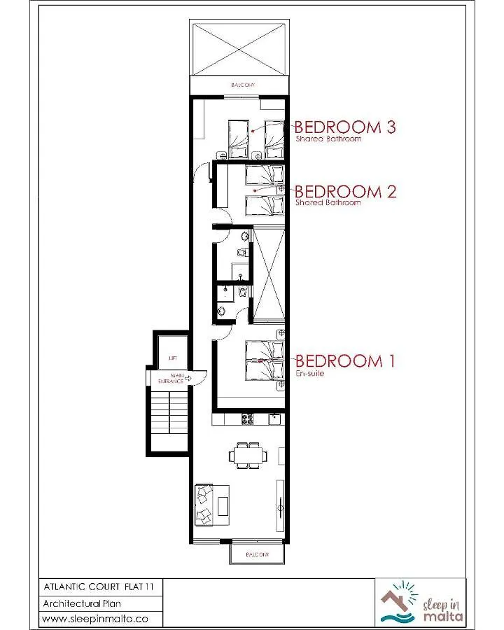 F11 Modern And Bright Apartment In Malta Msida